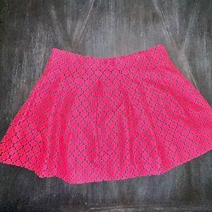 Banana Republic Fit & Flare Pink Skirt - Size 12P